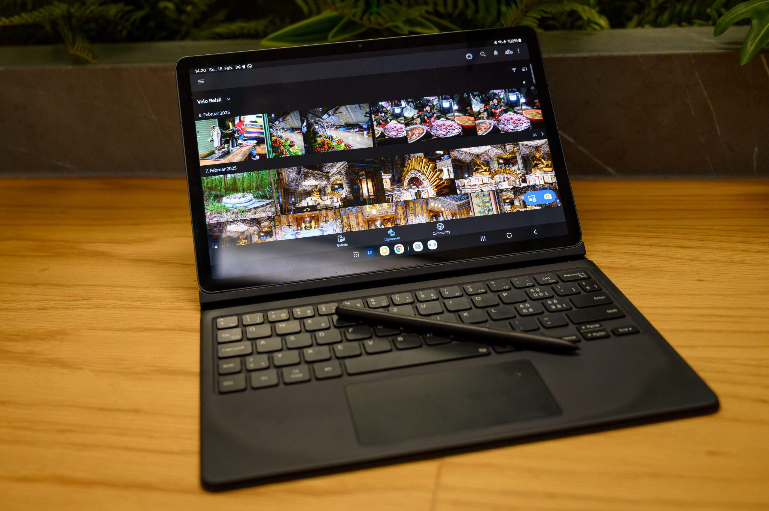 Lightroom Mobile on Galaxy Tab S9